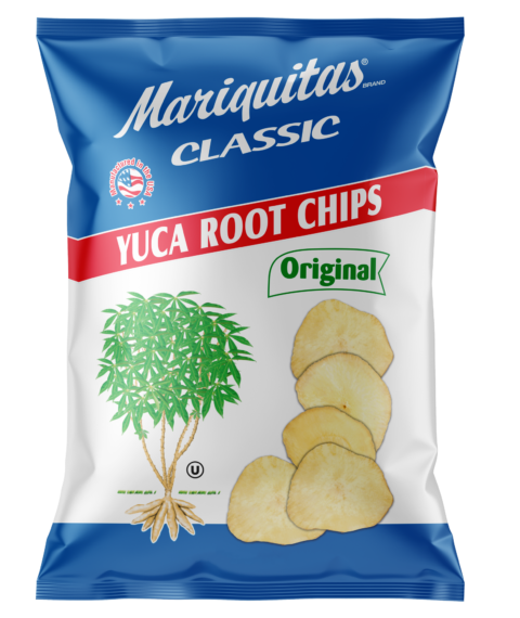 Mariquitas Yuca Root Chips packaging front side