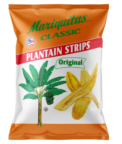 Mariquitas Plantain Strips packaging front side