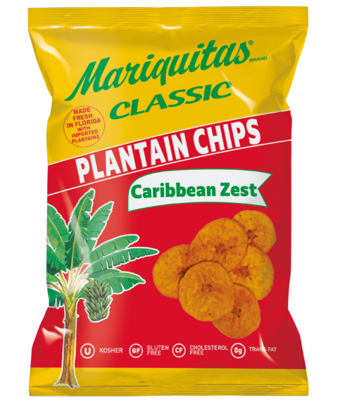Mariquitas Caribbean Zest packaging front side