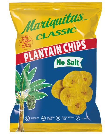 Mariquitas No Salt packaging front side
