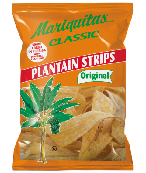 Mariquitas Plantain Strips packaging front side
